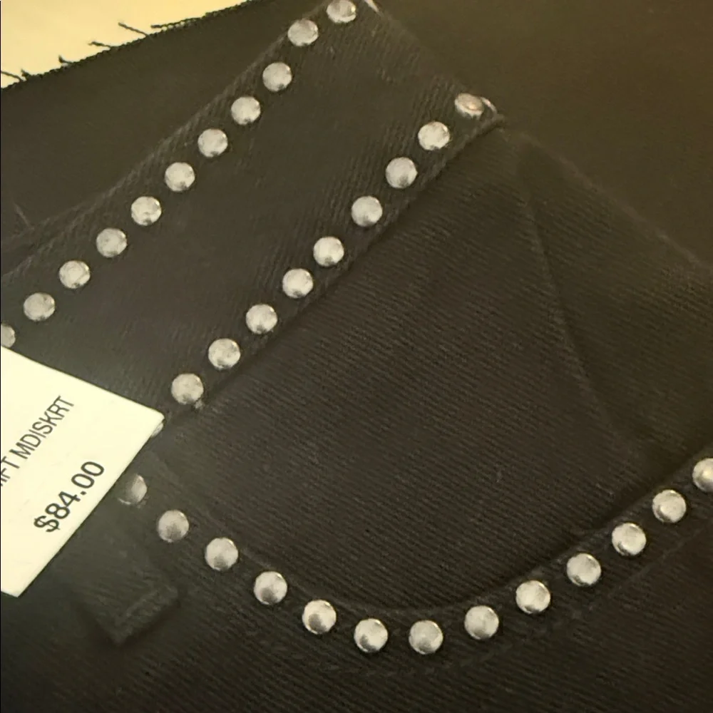 Moon River High Rise Black Studded Jeans - Picture 5 of 10